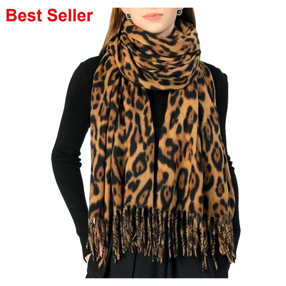 Soft Cashmere-Like Winter Scarf Long Blanket Wrap Warm Shawl